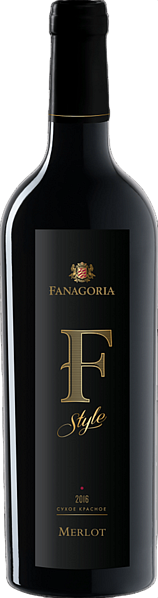 F Style Merlot Kuban'. Tamanskiy Poluostrov Fanagoria, 0.75 л в Ставрополе