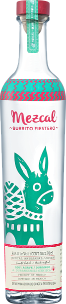 Burrito Fiestero Mezcal Joven Cenizo, 0.75 л в Ставрополе
