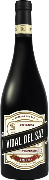Vidal del Saz Tempranillo Crianza La Mancha DO Bodegas del Saz, 0.75 л в Ставрополе