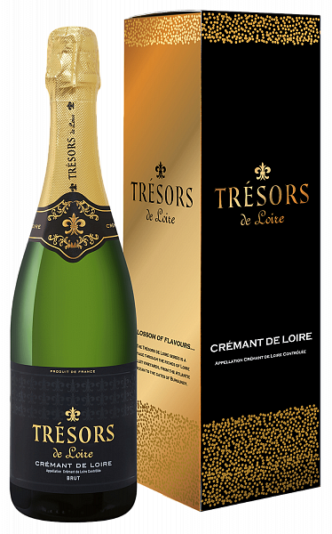 Tresors de Loire Cremant de Loire AOC Brut Joseph Verdier (Подарочная упаковка), 0.75 л в Ставрополе