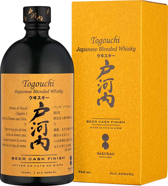 Togouchi Beer Cask Finish Blended Japanese Whisky (Подарочная упаковка), 0.7 л в Ставрополе
